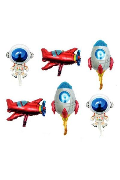 Parti Station Space Themed Foil Balloon Set