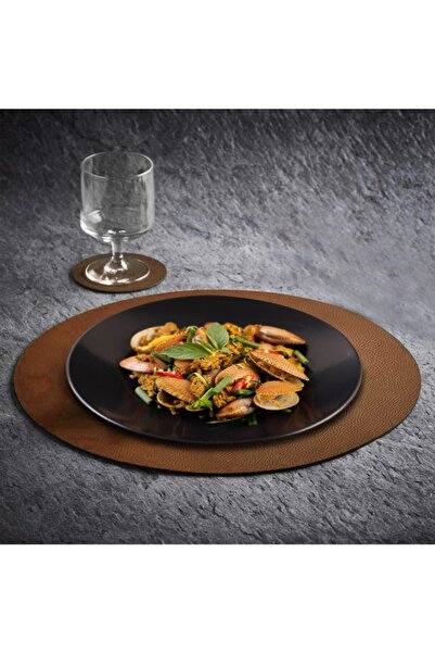 Viluxe خدمة أمريكية جلدية مستديرة كاملة مكونة من 4 قطع لشخصين