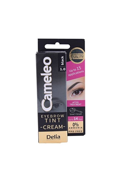 Delia Cosmetics Delia Cameleo Eyebrow Tınt Cream 1.0 Black