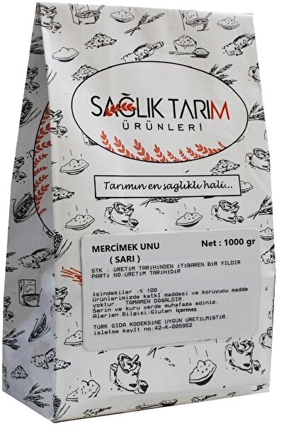SAĞLIK TARIM ÜRÜNLERİ Mercimek Unu ( Sarı ) 1 Kg