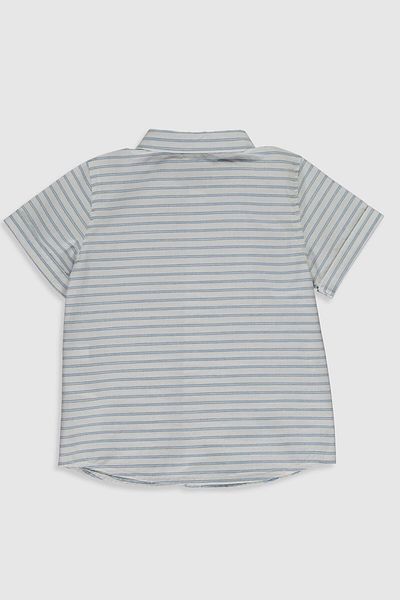 LC Waikiki Baby Boy Blue Striped Lens Shirt