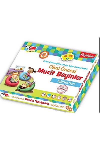 Dikkat Atölyesi Yayınları Okul Öncesi Mucit Beyinler Eğitim Seti 36 48 Ay