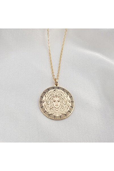 Nida Jewelry 925 Ayar Gümüş Medusa Kolye