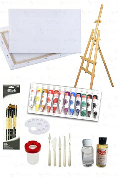 BAL SANAT Ekonomik Yağlı Boya Şovalye Tuval Seti