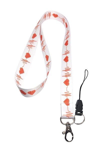 StormiStoretr Ekg Kalp Desenli Boyun Ipi Ve Telefon Askısı