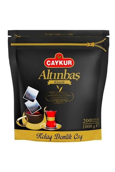 Çaykur Altınbaş Classic Jumbo Easy Teapot Tea Bag 200 X 5 Gr X 5 Pack