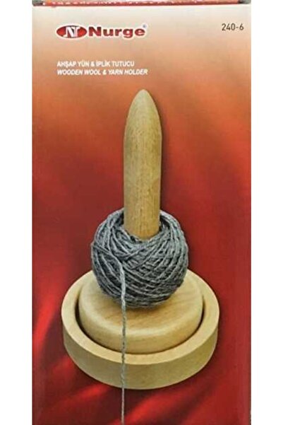 Nurge -nurge 240-6 حامل خشبي من الصوف والخيط