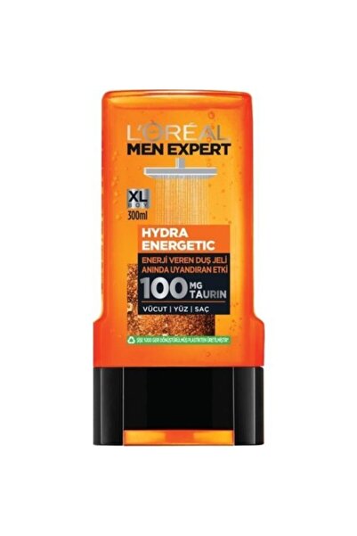 L'Oreal Paris Men Expert Hydra Energetic Taurin İçeren Duş Jeli 300 ml 3'lü Set