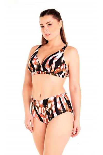Sunsurf Σετ μπικίνι με σχέδια Plus Size