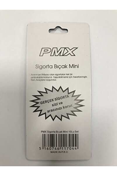 NESU Mini Bıçak Sigorta 10 Lu Set 5-7,5-10-15-20-25-30-40 Amper