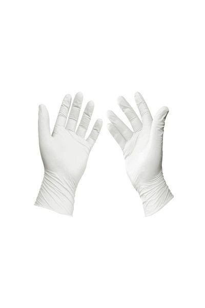 Beybi Powder-Free Latex Exam Gloves 100 Pieces Medium 20 Packs 1 Box
