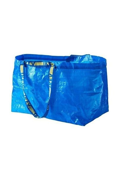 IKEA Blue 9.5 X 9.5 Frakta Market Carry Bag - Shopping Bag