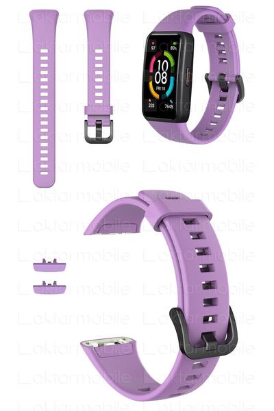 AktarMobile Huawei Band 6 Silikon Kordon Premium Spor Kayış - Tam Uyumlu Pim ...