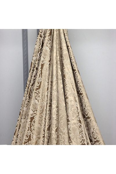 LEVENT ÖZEL Jacquard Background Curtain Fabric 100x300 60089