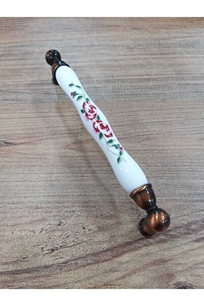 ARON 1075-21-261 Antik Bakır Rustik Porselen Kulp Mobilya Vestiyer Çekmece Dolap Komidin Şifonyer 160mm