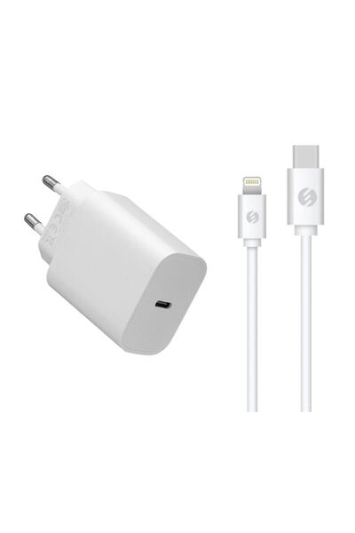 S-LINK Sl-ec62pd 20w Pd3.0/quick Charge Qc4.0 Pd Lightning Kablolu Iphone Uyumlu Hızlı Şarj Adaptörü