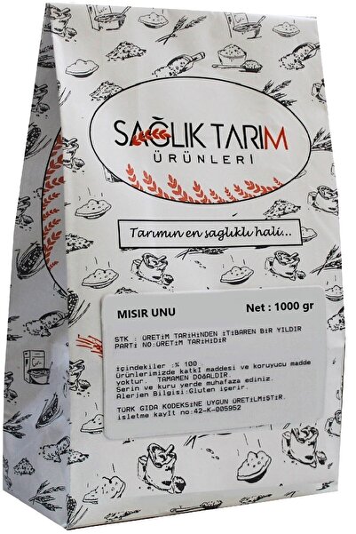 SAĞLIK TARIM ÜRÜNLERİ Mısır Unu 1 Kg