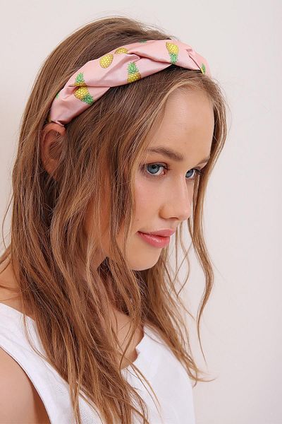 Trend Alaçatı Stili Haar- & Stirnband - Rosa - Casual