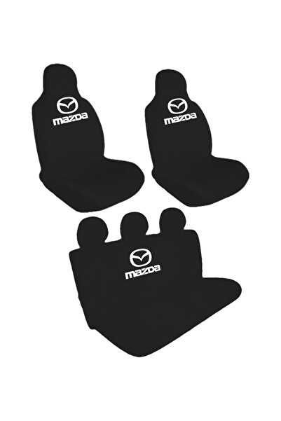 Öziron Mazda 323 Araba Koltuk Kılıfı Amblem Logo Baskılı Penye Servis Kılıfı ...