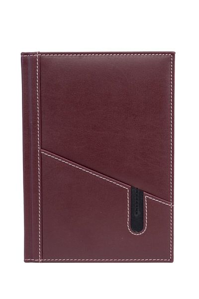 2K Leather Phone Case Cover Notebook Agenda Undated Striped 17x24 Cm