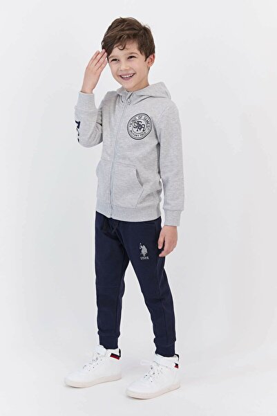 U.S. Polo Assn. Grimelange Boy's Zippered Tracksuit Set