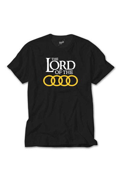 Z zepplin Μαύρο T-Shirt Lord Of The