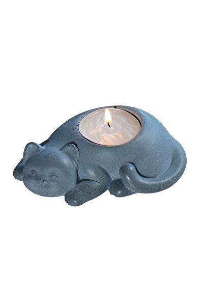 morlalem m Kedi Mumluk Hayvan Temalı Silikon Kalıp K-1176, Kokulu Taş Alçı Mu...