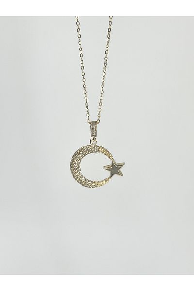 Store 316L Moon Star Necklace