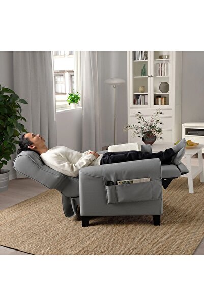 IKEA yatar koltuk, remmarn açık gri