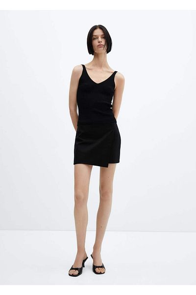 MANGO Woman Knitwear V-Neck Blouse