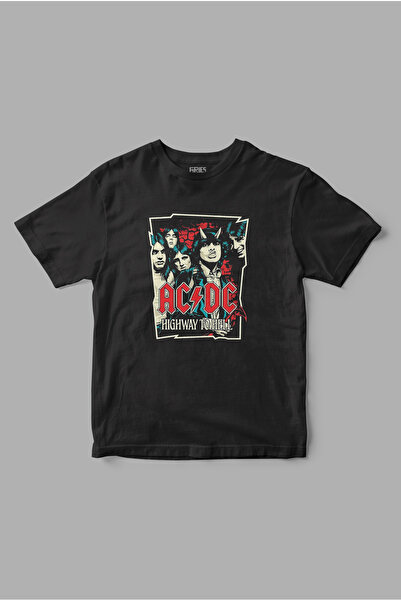 Gries Tricou imprimat ACDC „Highway To Hell”.