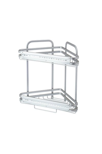 Dania رف زاوية من الألومنيوم مكون من طبقتين مع شفط