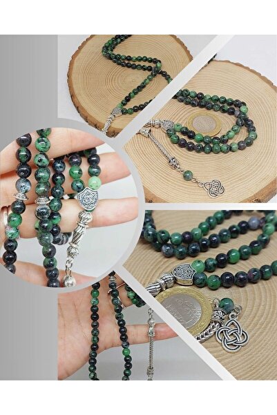 Yasamtohumu Аніоліт Рубізоїт Камінь - 99 штук 6 мм Чотки (22450)