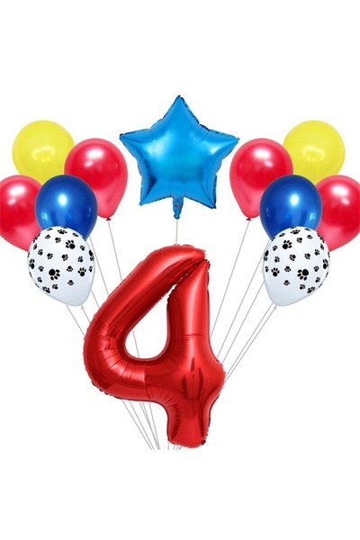 DÜVENCİ TİCARET SET BALON CU NUMERE ROSE