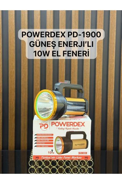 powerdex PD-1900 1000 Lümen LED Şarjlı El Feneri