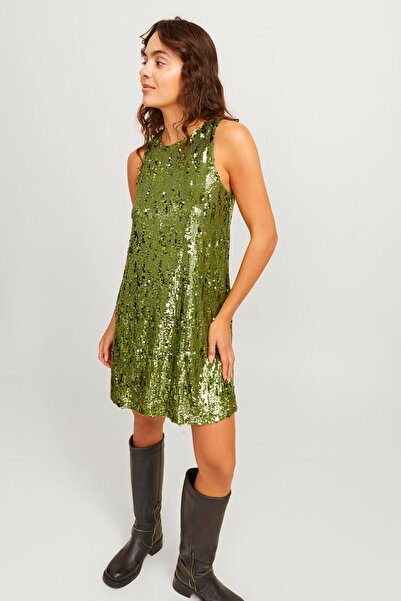 Jack & Jones Kadın Parıltılı Mini Elbise - Tara