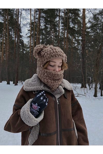 Meltem's Snow Hat Face Mask, Snow Mask, Face Hat, Snow Hat