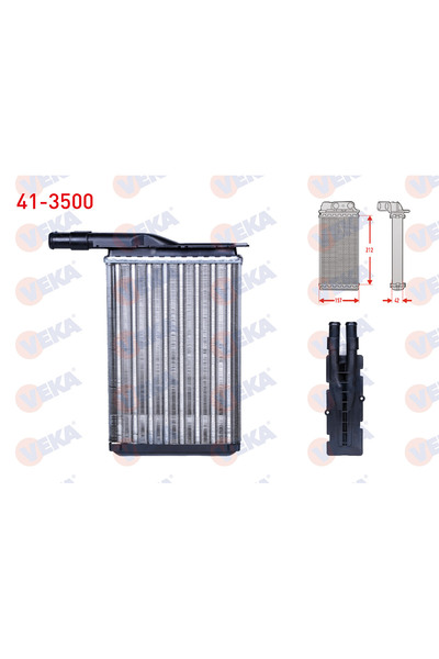 Veka KALORİFER RADYATÖRÜ MEKANİK RENAULT R9 (L42) 1.4 1985-2000
