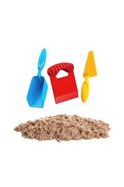 Dede Oyuncak 03690 Natural Kinetic Play Sand with Accessories 1000 gr -dede