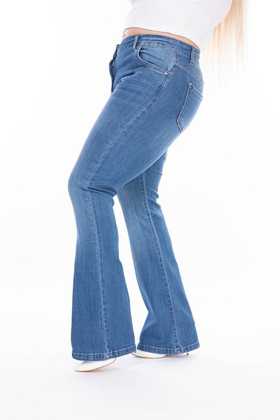 EYLÜLXXL Spanish Legs Large Size Jeans Pants