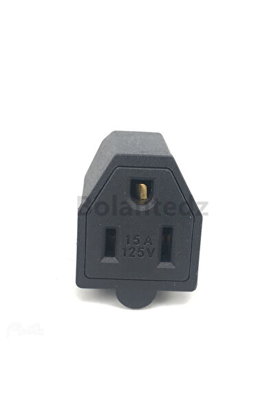 Choice3 5PCS Female Black 125v 15a Nema L5-15P L5-15R US Female Male Connecto...