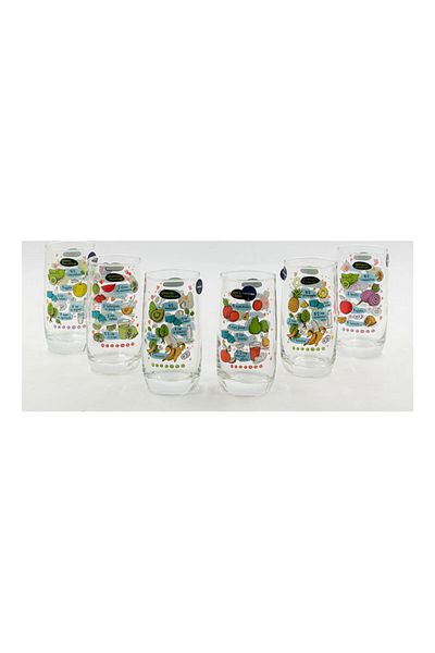 Luminarc 6-Piece Multi Use Glass Set Multicolour 6x6x15cm