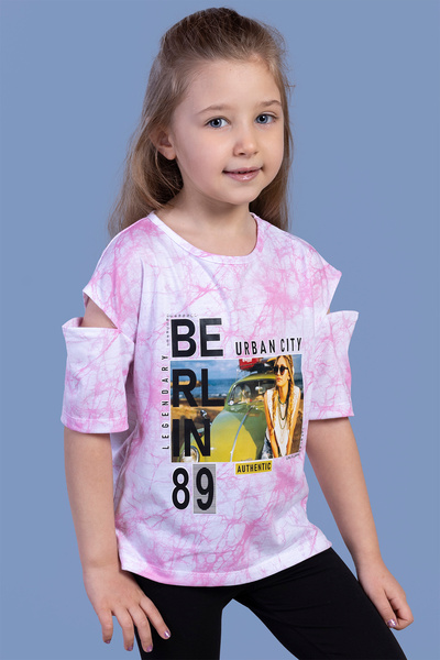 Toontoy Devojčice Digitalna štampa paketa Sa batik šarom majica