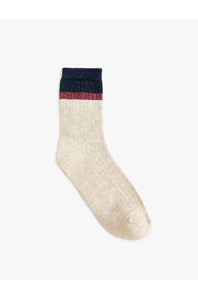 Koton Socket Socks Multicolored Textured