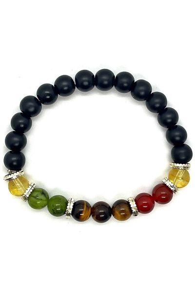 eHediyecim Natural Stone Bracelet for Zodiac Signs (Shark-Lion-Fish-Shark-Bull-Twin-Bull-Bucket-Shark-Shark-Bow-Crab)