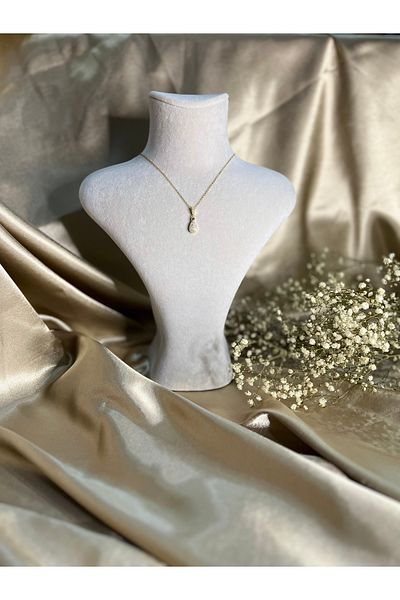 Store 316L Drop Gold Color Steel Necklace