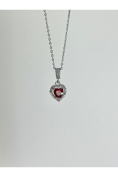 Store 316L Steel Heart Silver Necklace