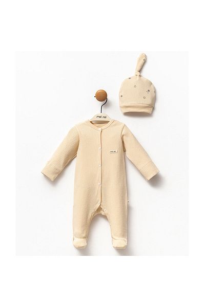 BEREKET BABY 0-6 Months Baby Romper and Hat Set - Bereket Baby