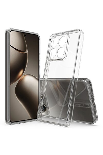 Rivor Xiaomi Mi 14T Pro Uyumlu Kılıf Kamera Korumalı Süper Şeffaf Esnek Darbe...