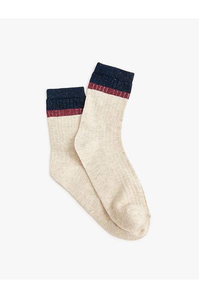 Koton Socket Socks Multicolored Textured